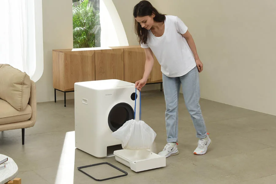 mechanical litter box